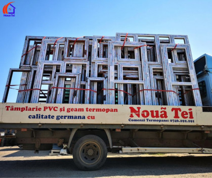 Ferestre si usi tamplarie PVC si geam termopan